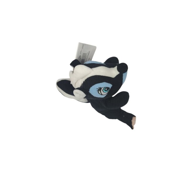 The Disney Store Flower the Skunk Bambi Mini Bean Bag Plush 9" NWT - Picture 5 of 10